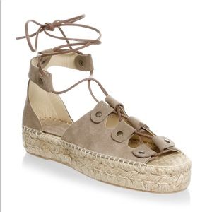 Ghillie Suede Platform Espadrille Sandals